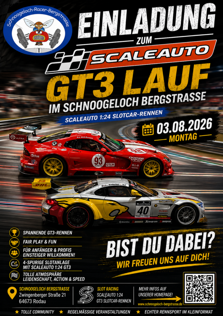 Scaleauto GT3 Clublauf
